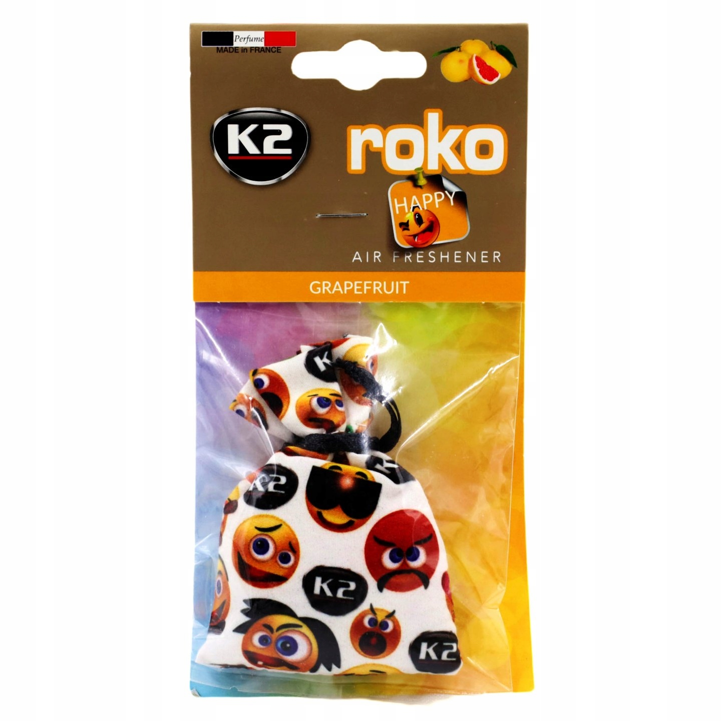 

Woreczek Zapachowy K2 Roko Happy Grejpfrut 25g