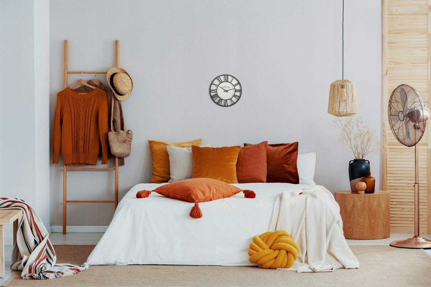 Zegar wiszący ścienny czarny RETRO LOFT 35 cm Kod producenta 162245