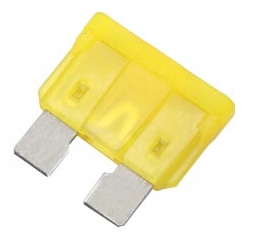 Bezpiecznik płytkowy 20A 10 SZT producent TESLA