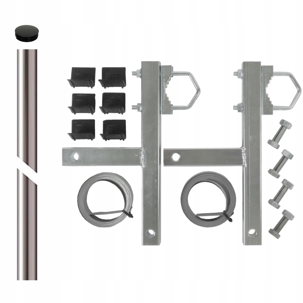 Zestaw obejma kominowa 5m maszt 1,5m aluminiowy 1.5mm 150cm Luxon