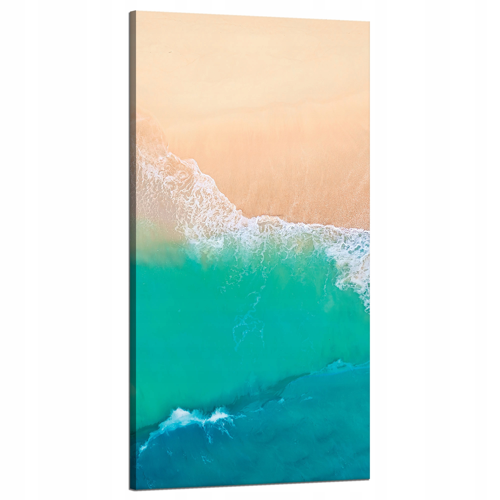 Obraz na plátně Vlny Voda Břeh Písek 60x120 cm