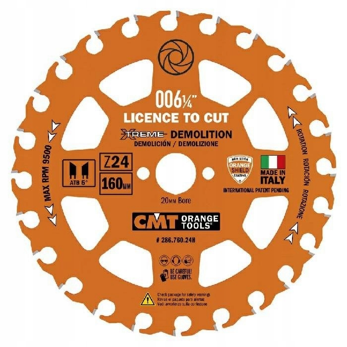 Kotoučová pila Cmt 286.760.24H 160 mm, ultratenká