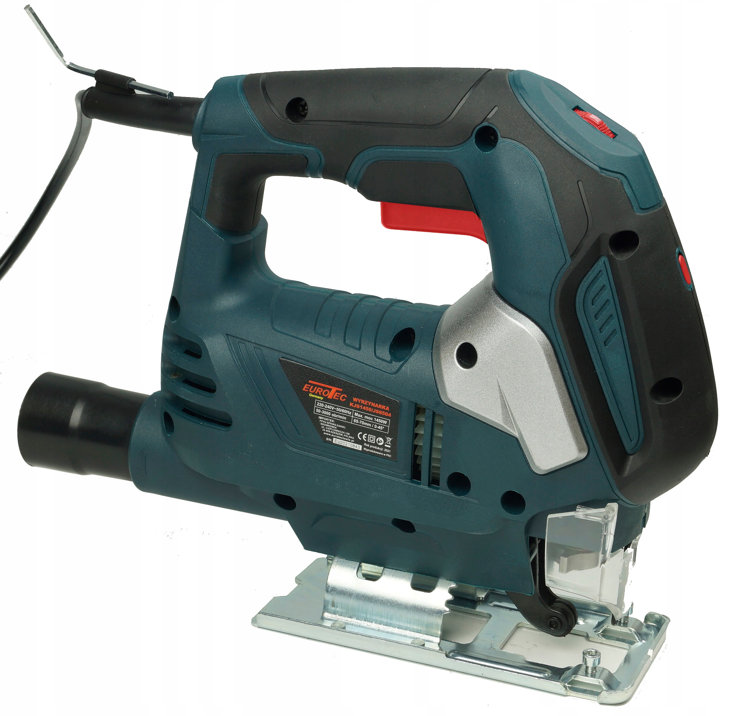 WYRZYNARKA PRZECINARKA Z ZESTAWEM BRZESZCZOTÓW LED Maksymalna prędkość skokowa 3000 RPM