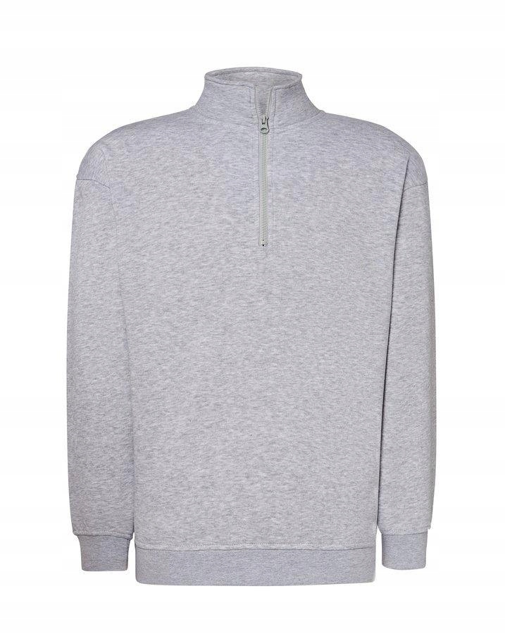 

Męska bluza ze stójką Jhk Half Zip popielata 2XL