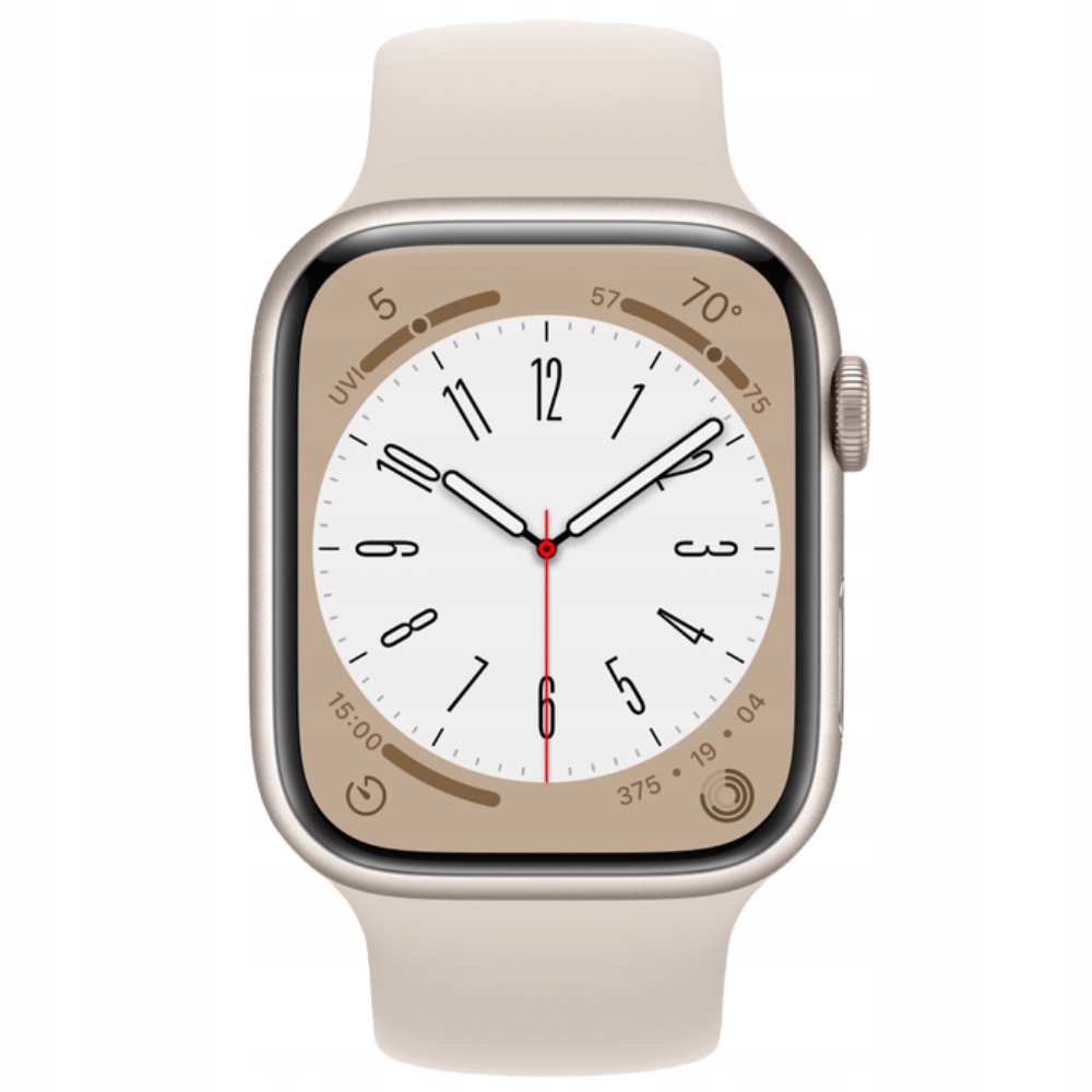 Apple Watch 8 41mm księżycowa poświata Starlight NFC Wi-Fi GPS zaplombowany Stan opakowania oryginalne