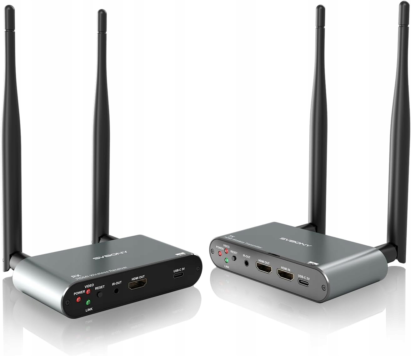 Svbony TransAir2 Bezdrôtový vysielač a prijímač, Hdmi 4K, Ir rozšírenie