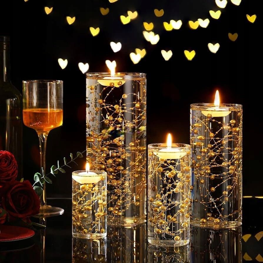 Szklany wazon cylinder Duży h 60 d 25 Grube Szkło Szlif Bijou Collection Marka inny