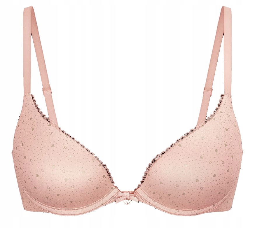 Push-up podprsenka Victoria's Secret béžová s srdíčka 70B (32B)