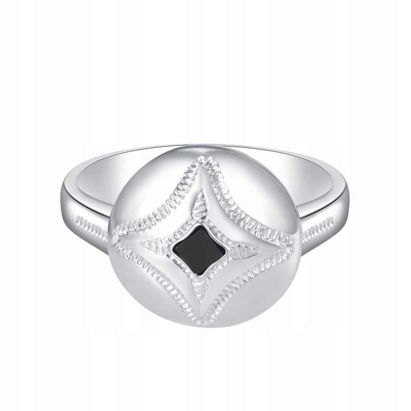 Stříbrný pánský rhodiovaný prsten stříbro velikost 22, ryzost 925