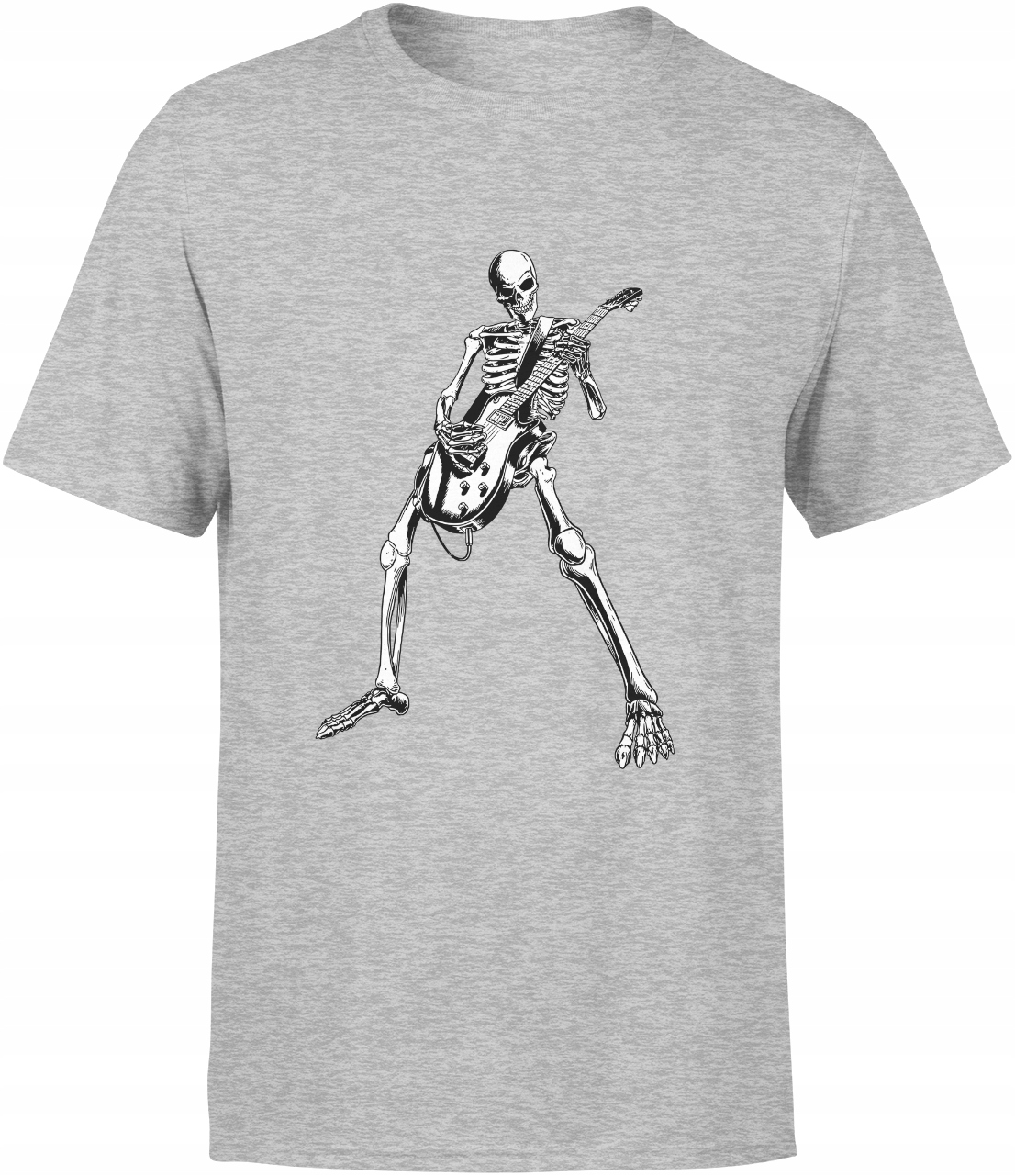 

Gitara Szkielet Koszulka Męska Rock Metal T-shirt