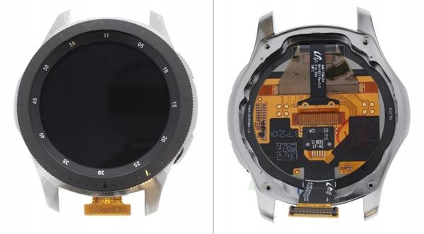 WYŚWIETLACZ SAMSUNG WATCH SM-R800 SREBRNY ORYGINAŁ