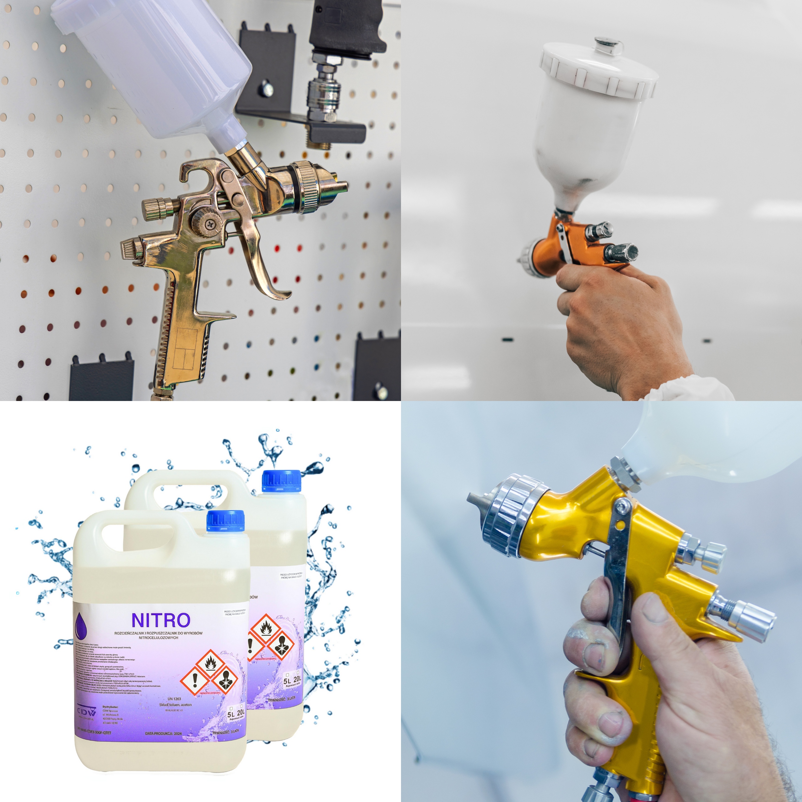 2x NITRO 5L ROZPUSZCZALNIK RC-01 CZYSTY ROZCIEŃCZALNIK FARB LAKIERÓW CDW Numer katalogowy producenta NITRO ROZPUSZCZALNIK 5L