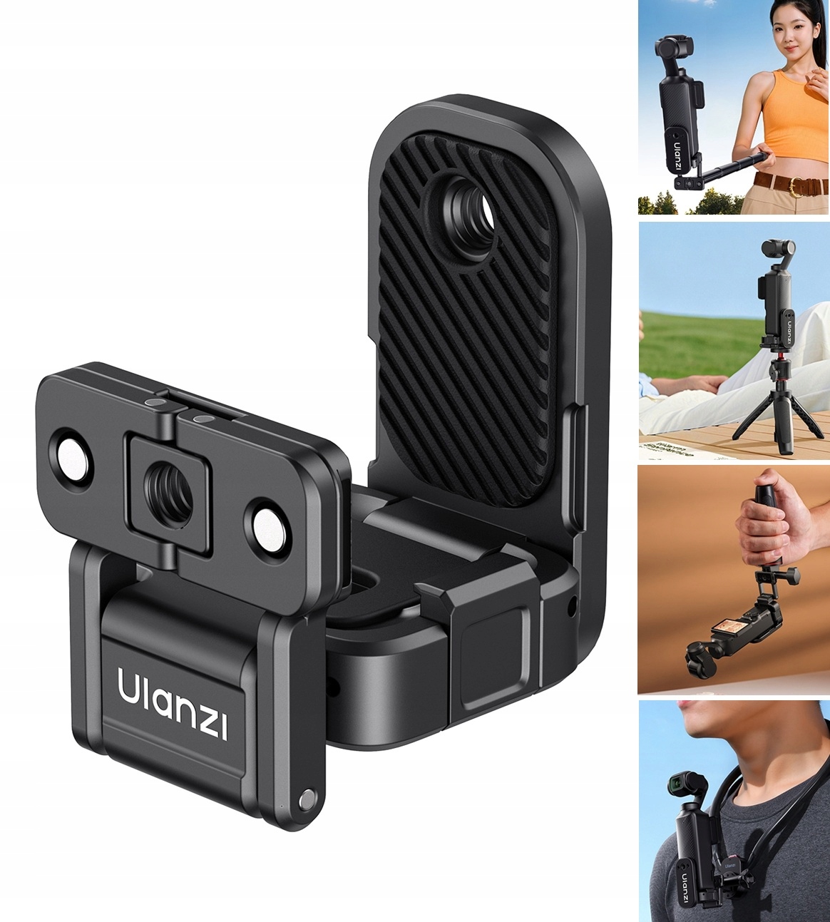 Držák rychlospojky pro GoPro závit 1/4" Magnet pro Dji Osmo Pocket 3