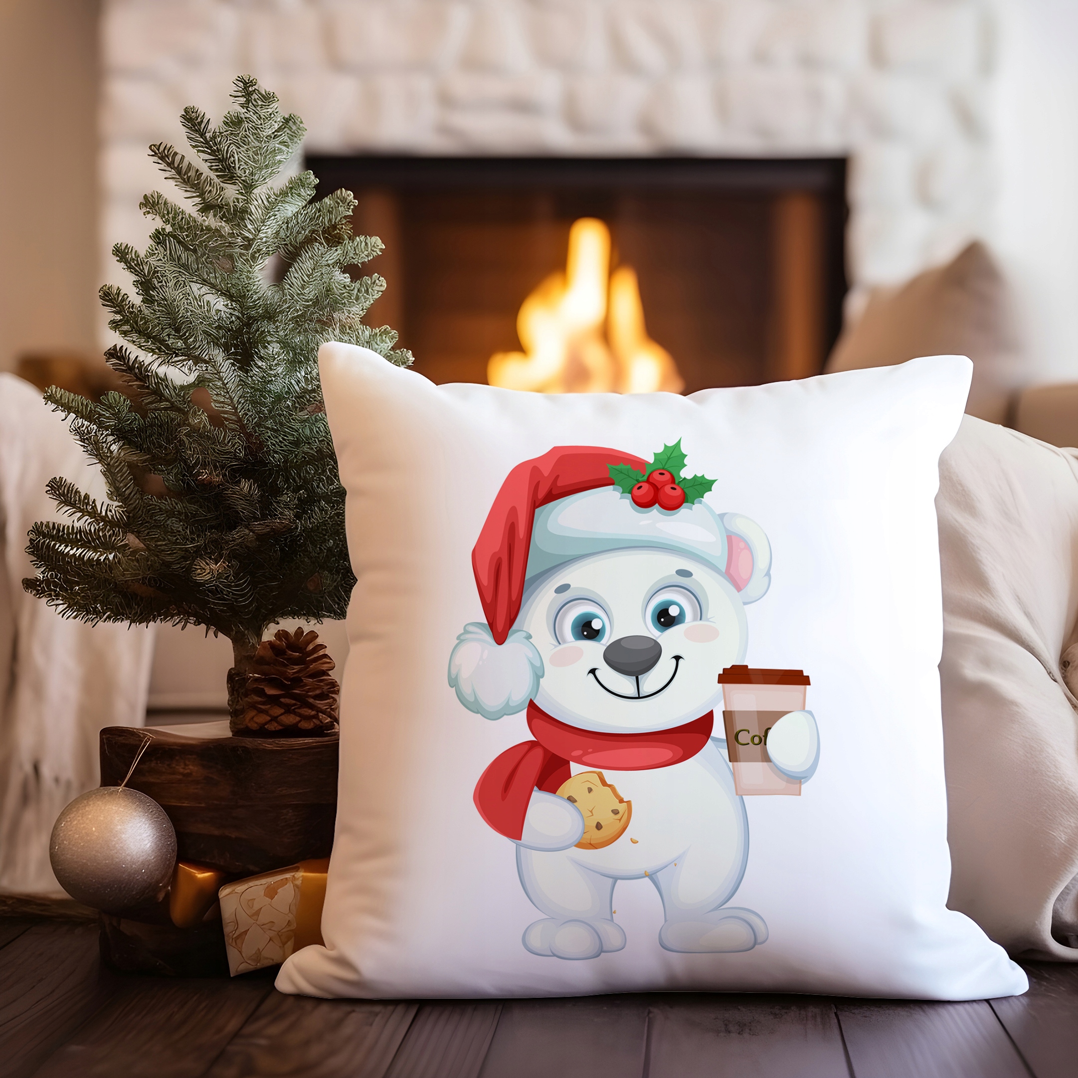 POSZEWKA DEKORACYJNA 40x40 ŚWIĄTECZNA Z NADRUKIEM Zastosowanie inne