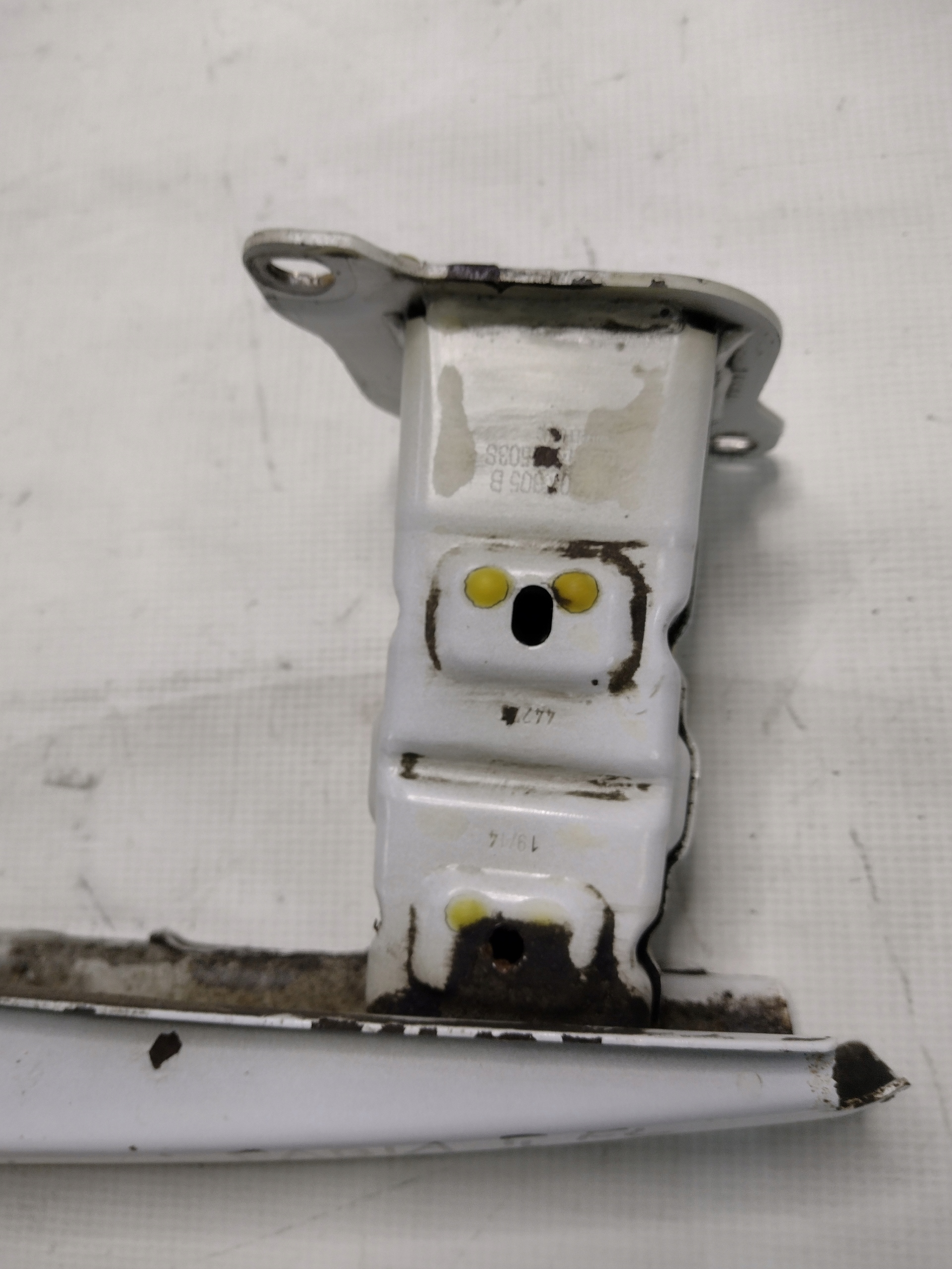 bumper support rear part Skoda Fabia II lift HB