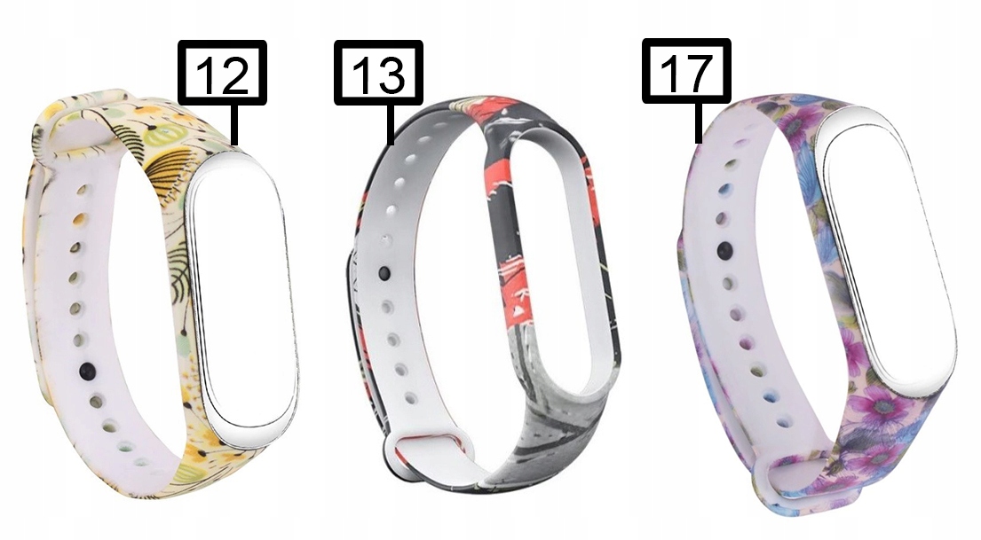 OPASKA ZAMIENNA kolory WZORY do XIAOMI MI BAND 5 6 Kod producenta pattern5