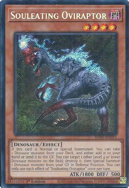 Yu-Gi-Oh! TCG: Souleating Oviraptor (ScR) (RA05)