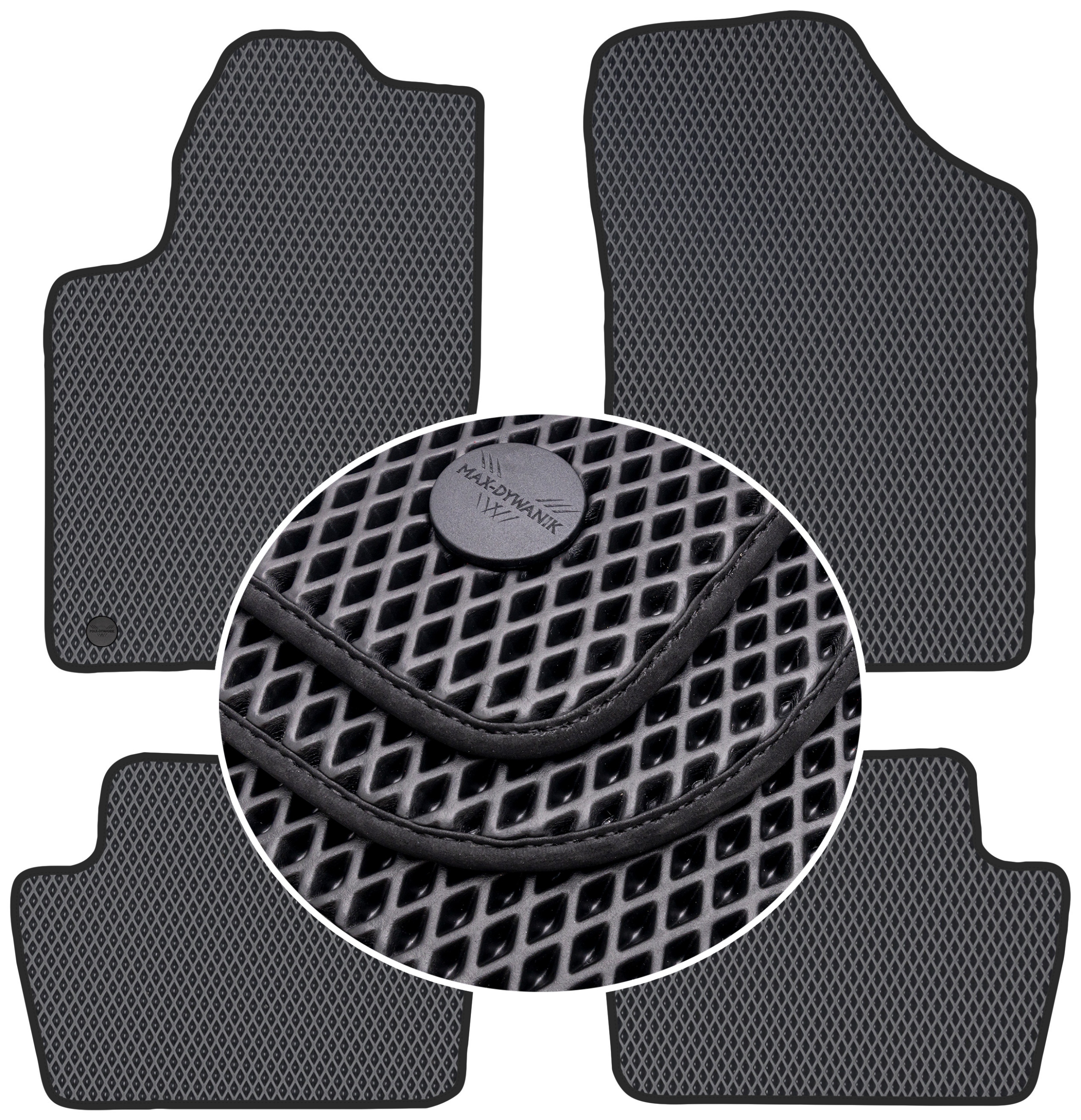 Citroen C4 I 2004-2010 Koberce Eternity Čierne