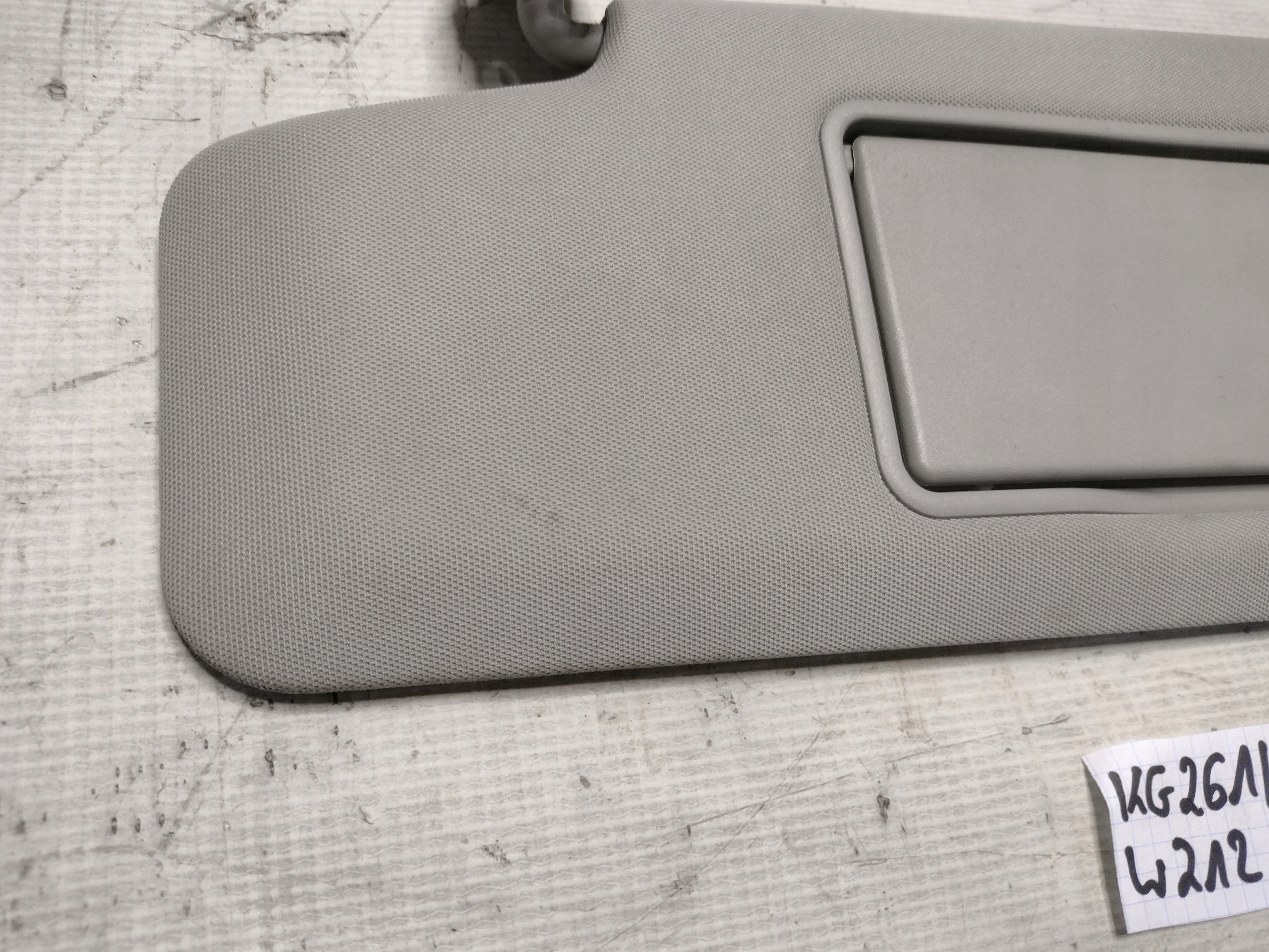 cover sun visor left Mercedes W212 A2128101510
