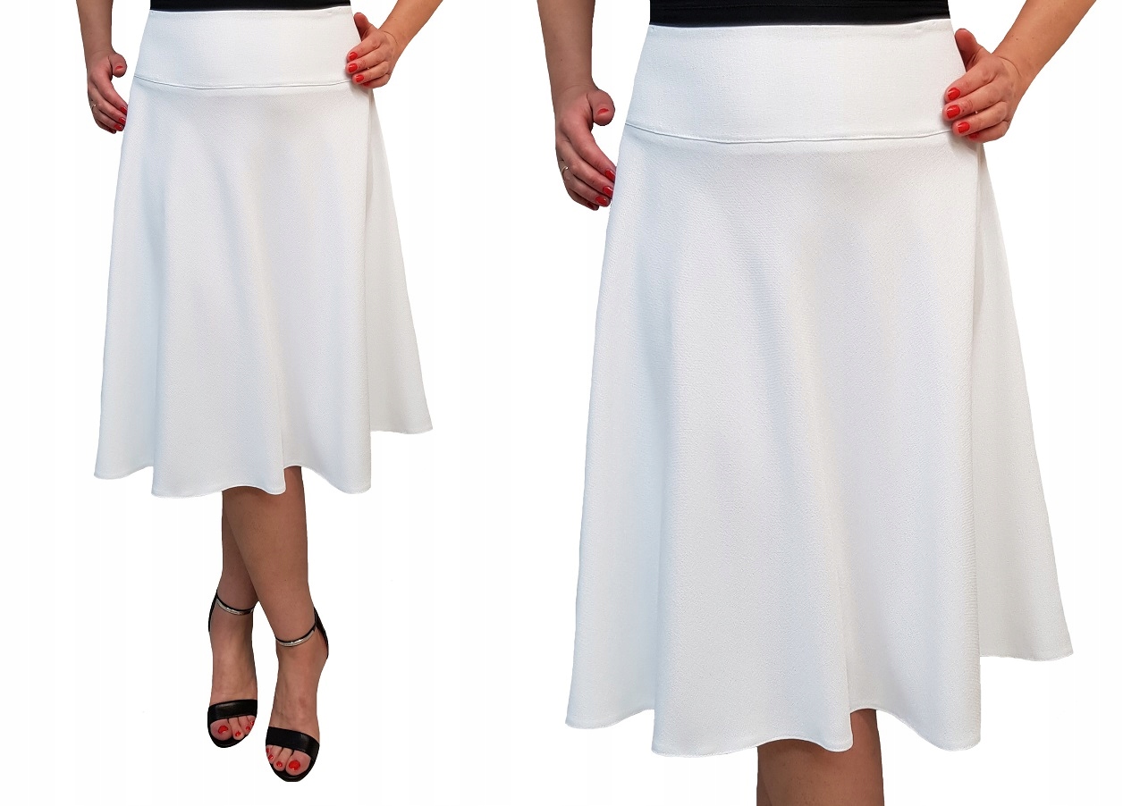 

Nowa Elegancka Spódnica Klosz Rozkloszowana roz 48