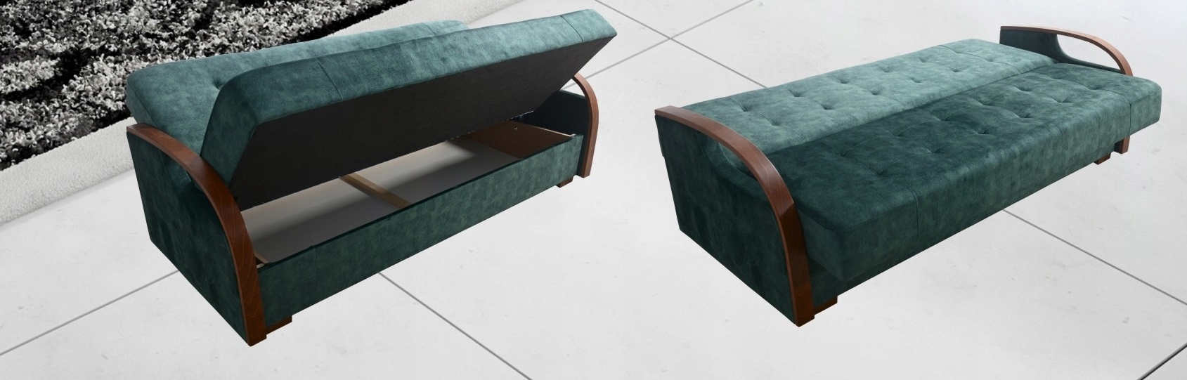 Wersalka kanapa sofa i fotele ZESTAW komplet DEX Kolor korpusu wielokolorowy