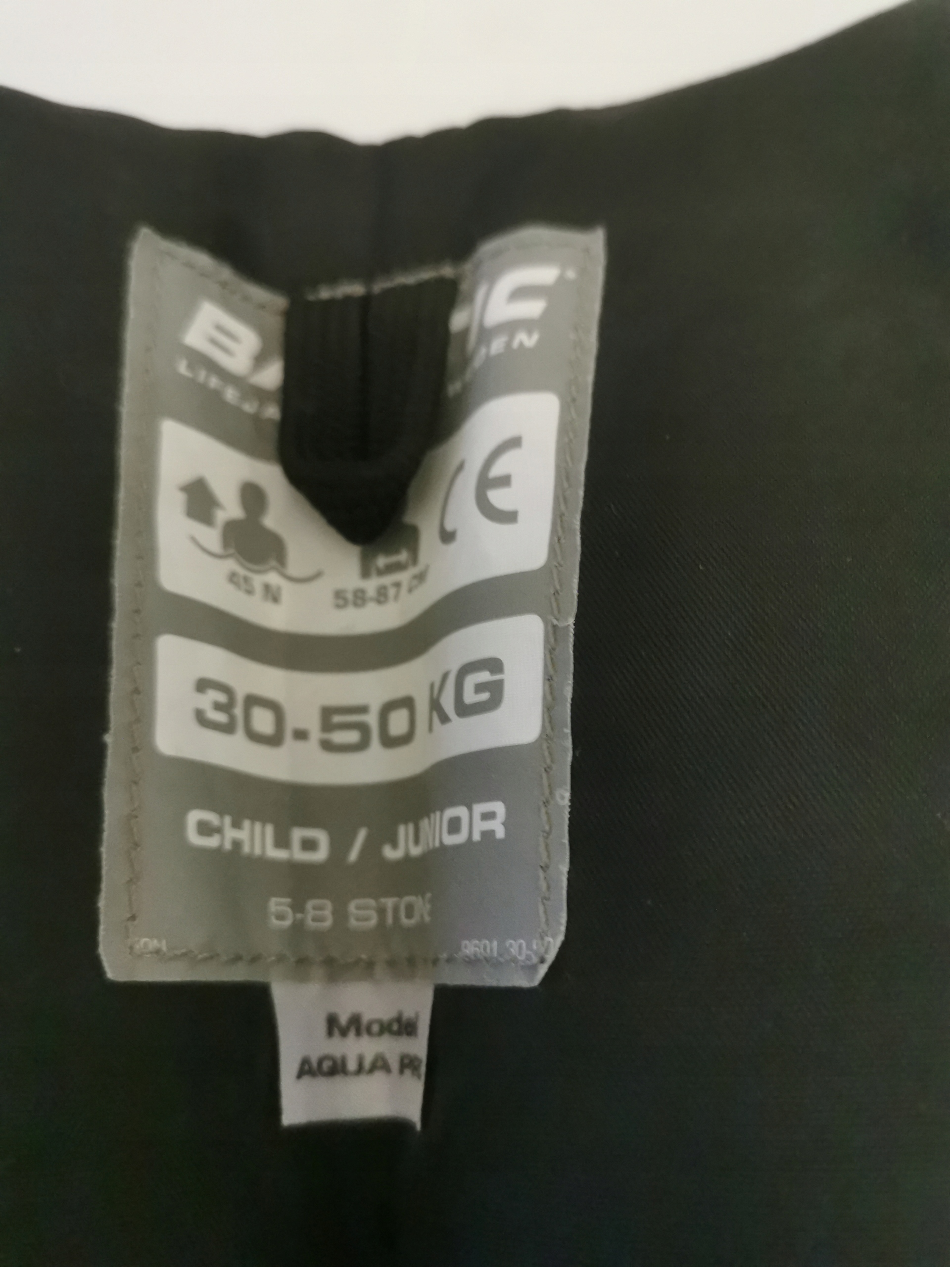 KAPOK KAMIZELKA RATUNKOWA OD 30-50 KG BALTIC Model KAPOK