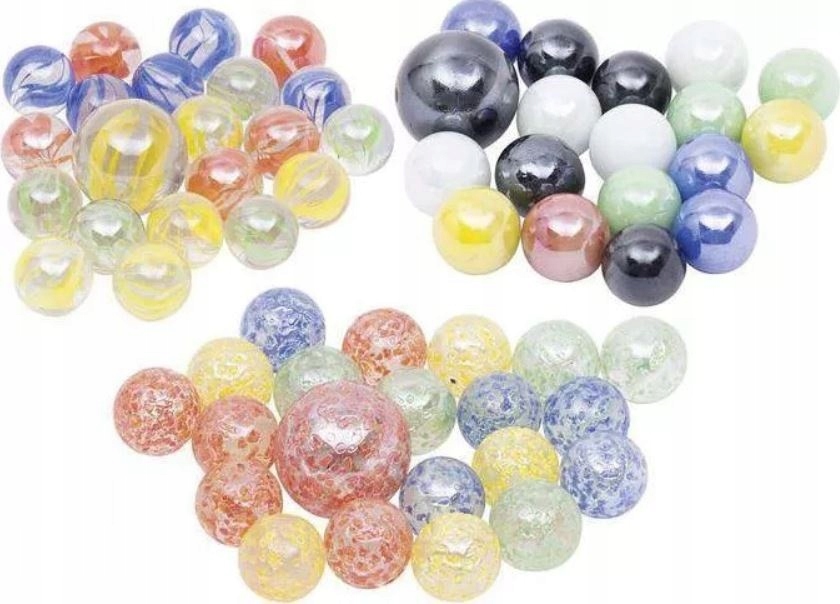 

Szklaki Szklane kulki 21 szt. Marbles