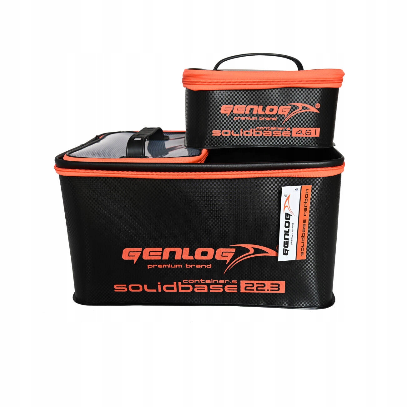 Zestaw 5 Pojemników Genlog Eva Solid Base Carbon