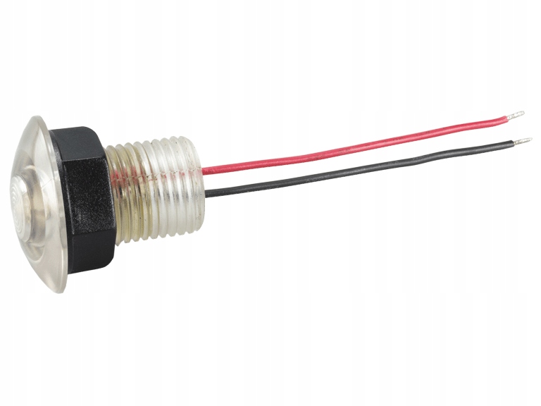 Lampka obrysowa 38 mm Led niebieska bryzgoszczelna