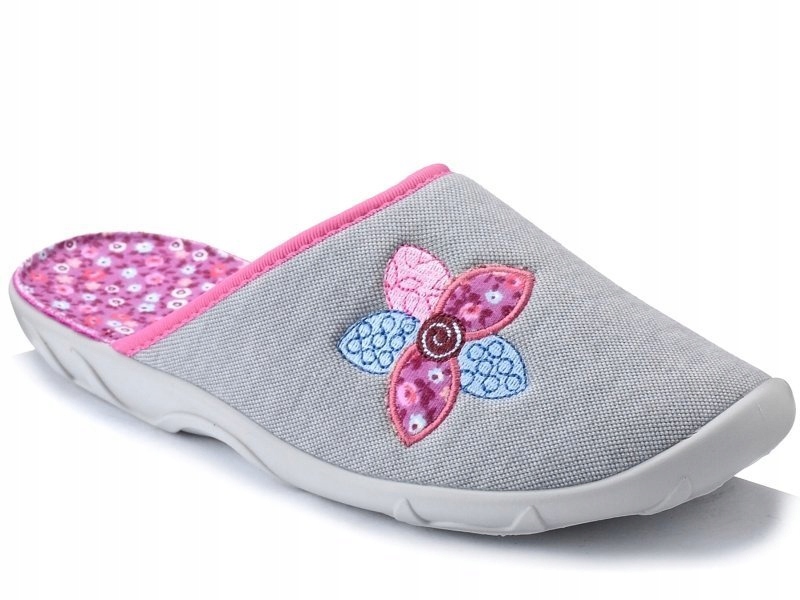 

Befado 235D155 Klapki Kapcie Damskie Szare 37