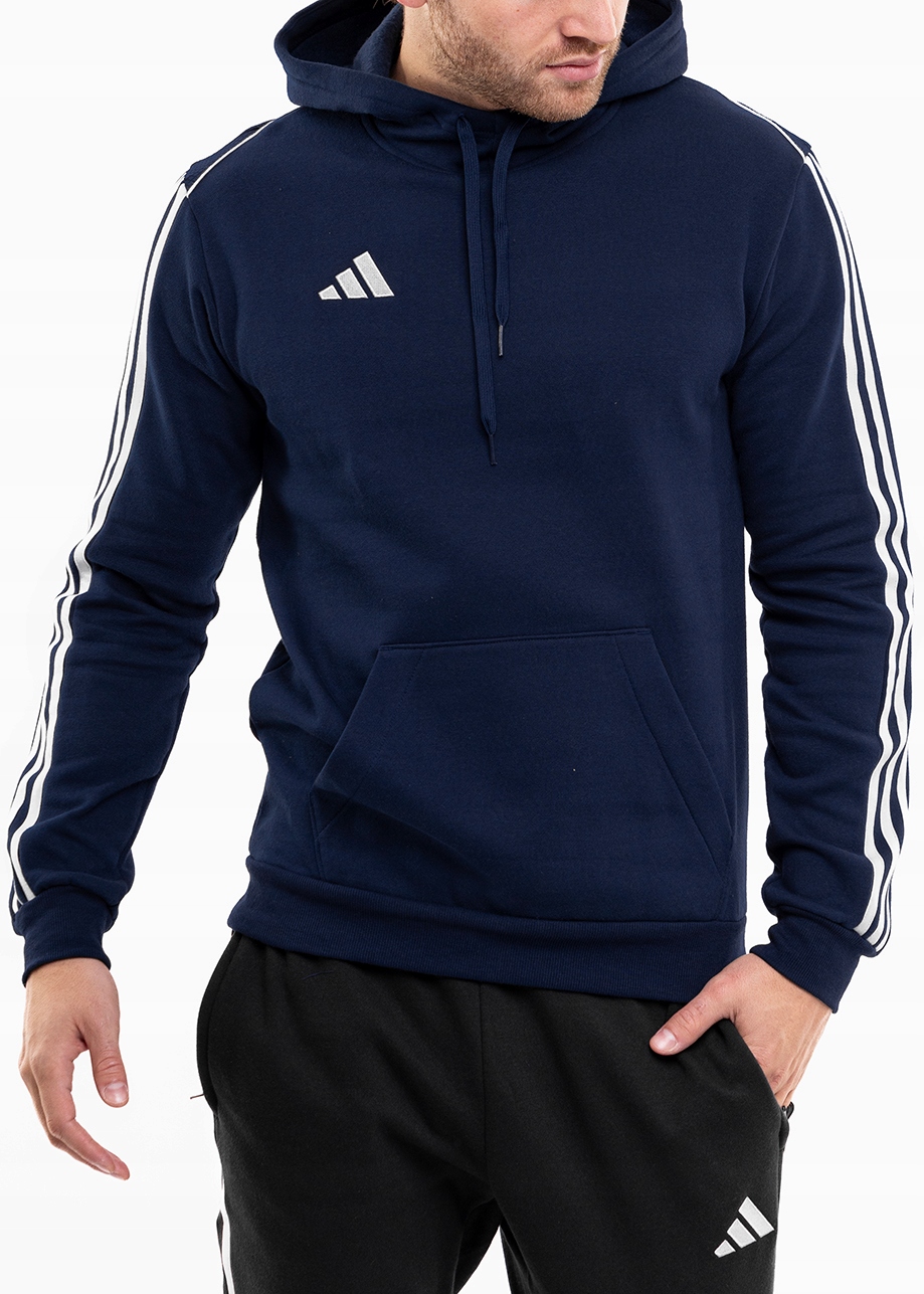 pánská mikina s kapucí adidas Sportovní bavlněná Pohodlná Tiro 23 vel S