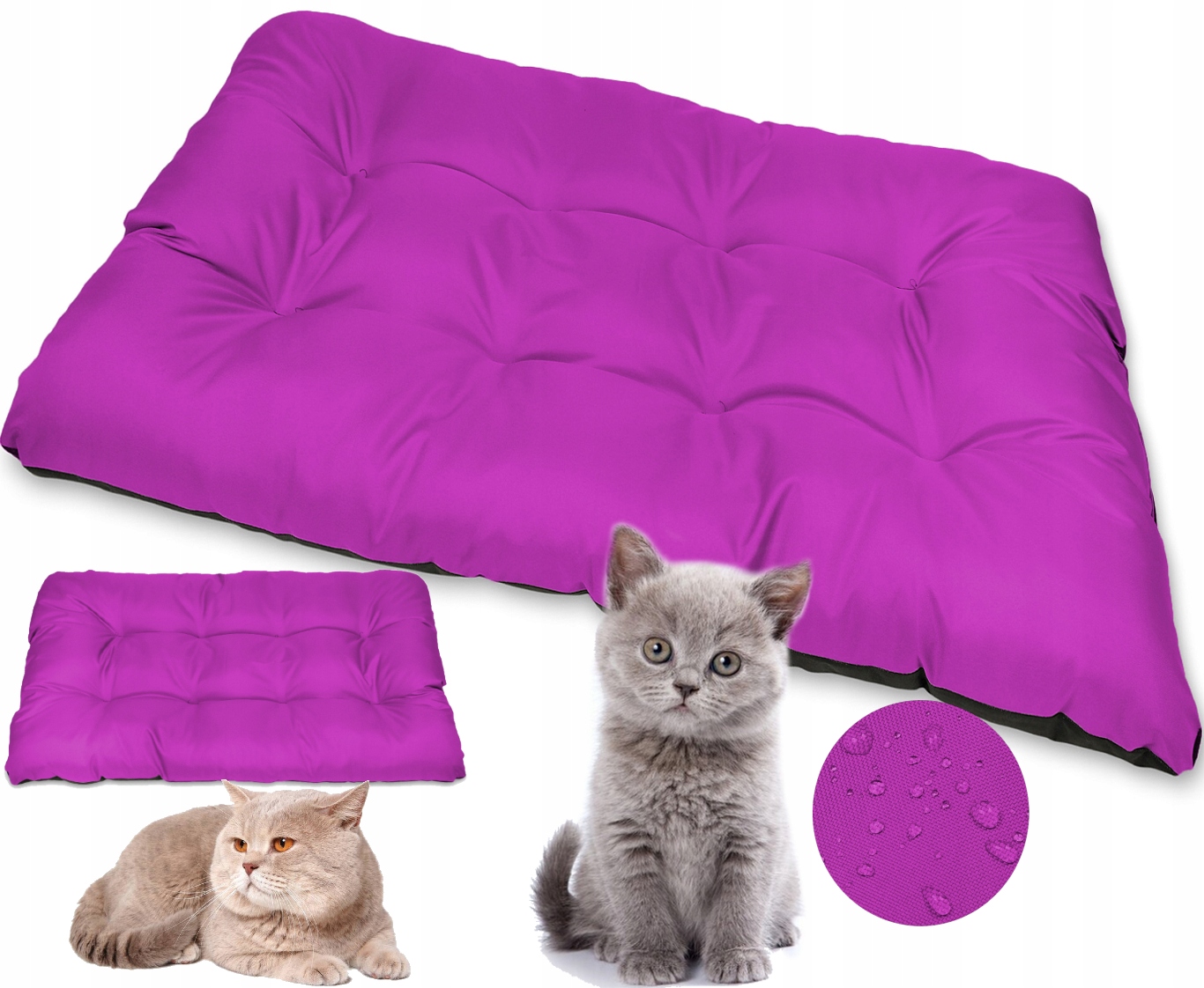 Levně Pelíšek Pro Psa Kočku 120 x 80 cm Poducha Fuks