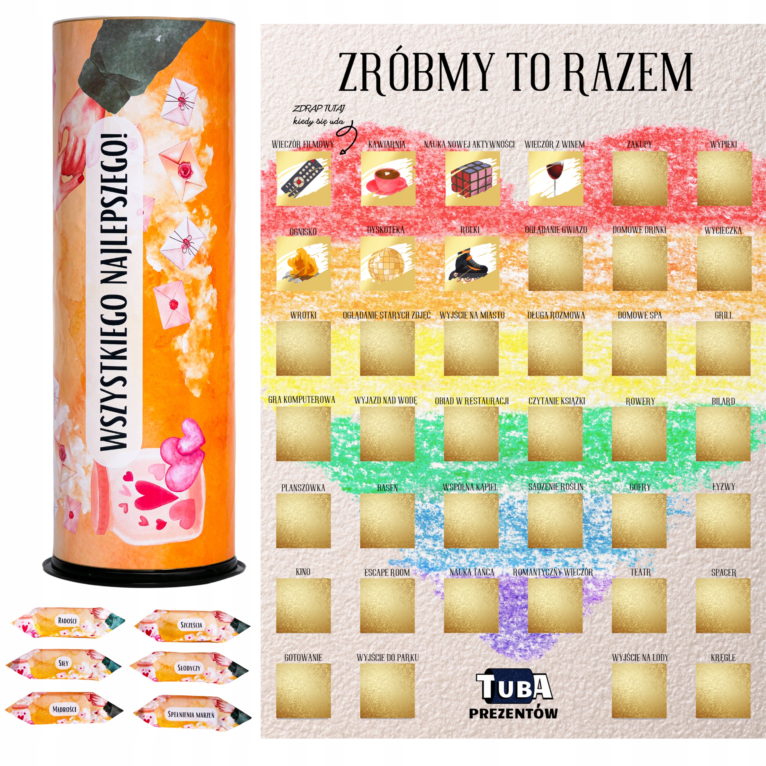 

Plakat Zdrapka Zróbmy To Razem+krówki