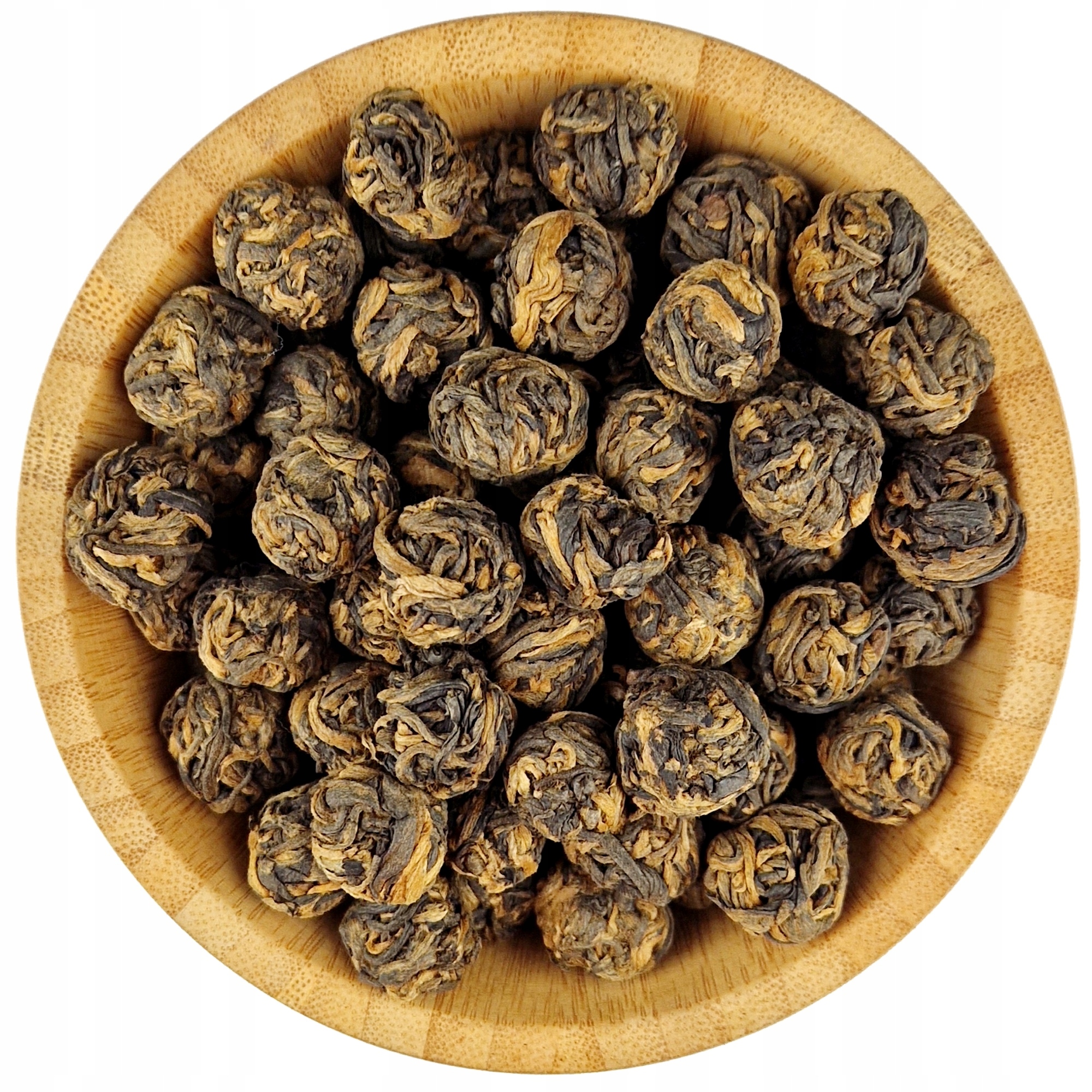 Levně Čaj Černý Dragon Pearl 200 g Ručně rolovaný Long Zhu Bylinný dvůr