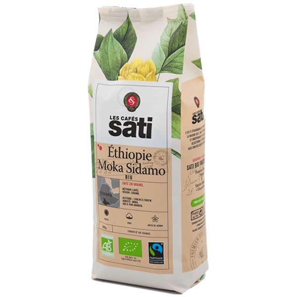 Káva zrnková Arabica Cafe Sati SATI.ET.M.SID.BI.500 500 g