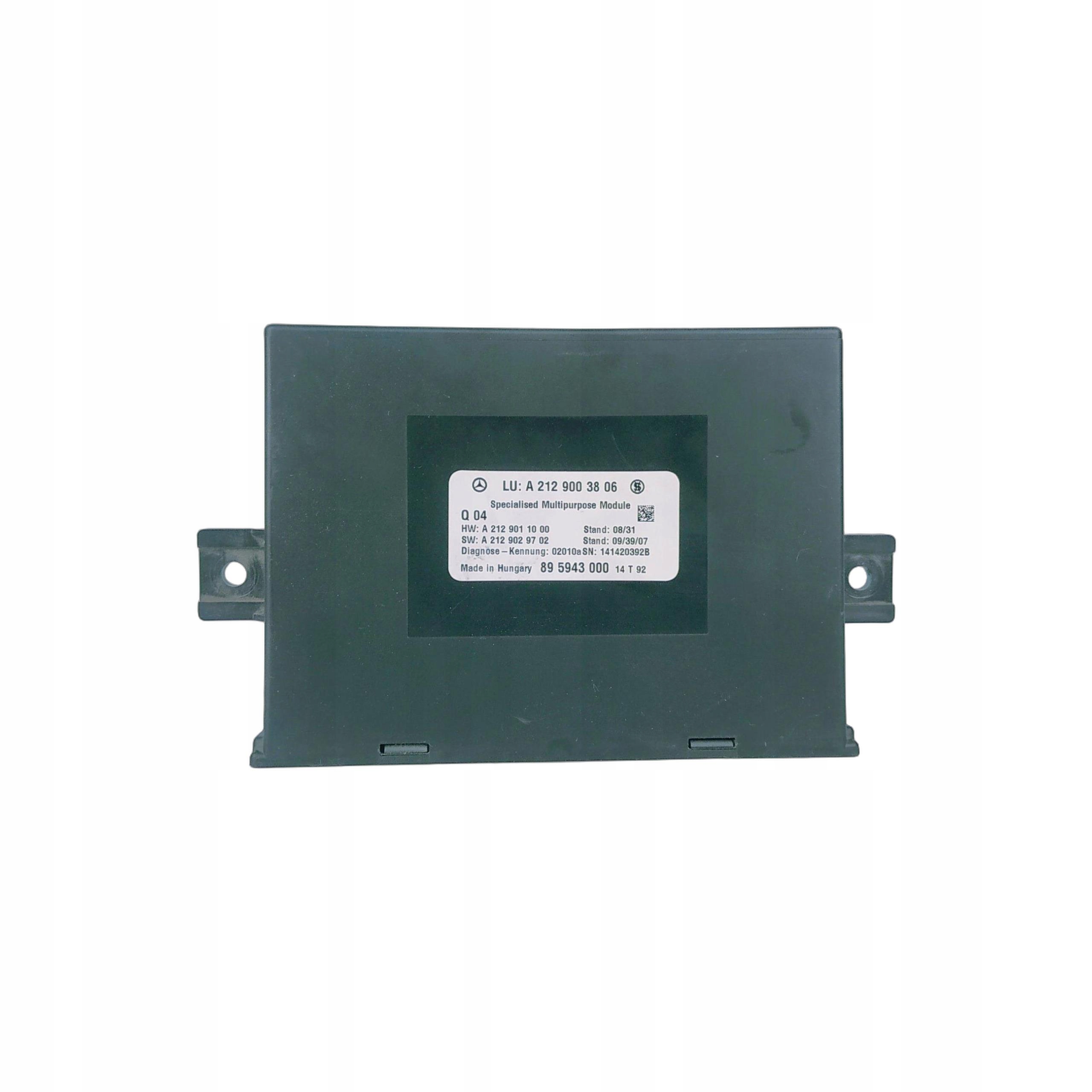 control unit comfort control unit MERCEDES E W212