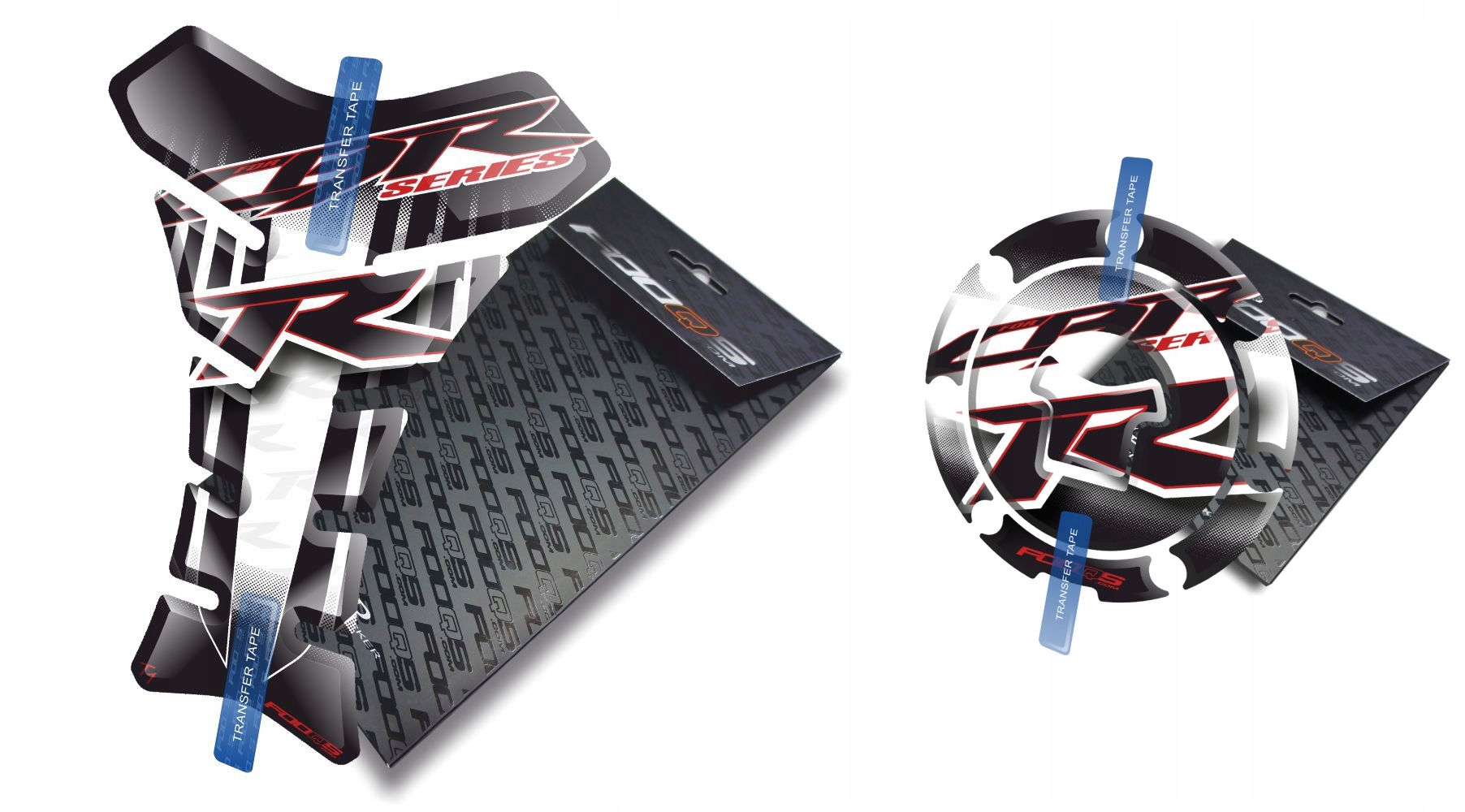 Tank-pad Cap-pad od firmy Fooqs pro Honda Cbr 600 1000 Rr Starší Model Bílý