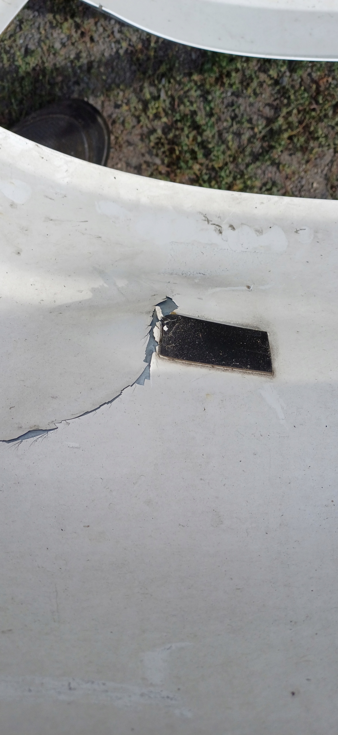 MAN TGX side corner of a bumper side