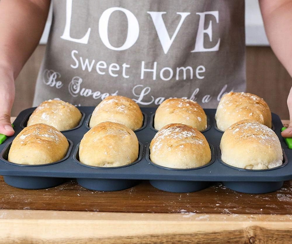 FORMA BLACHA DO PIECZENIA BUŁEK SILIKONOWA 8 SZT Marka bez marki