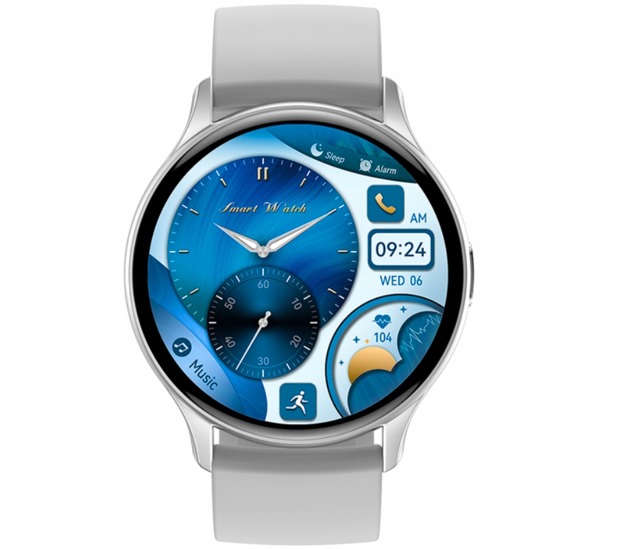 Chytré Hodinky Rubicon RNCF11 šedé