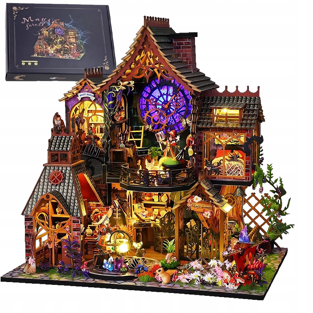 Miniaturowy Model Do Składania Domek Lalkowy Ekologiczne Diy