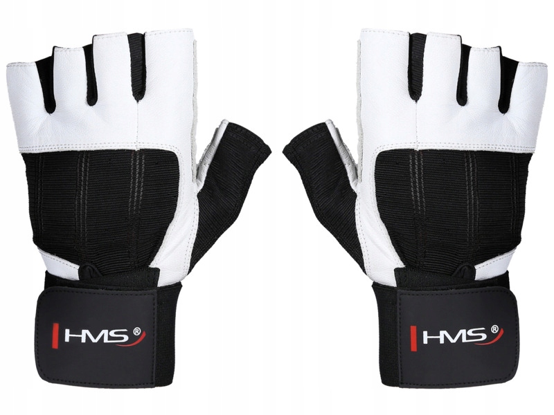 ПЕРЧАТКИ ДЛЯ ТРЕНАЖЕРНОГО ЗАЛА RST04 WHITE-BLACK HMS TRAINING GYM