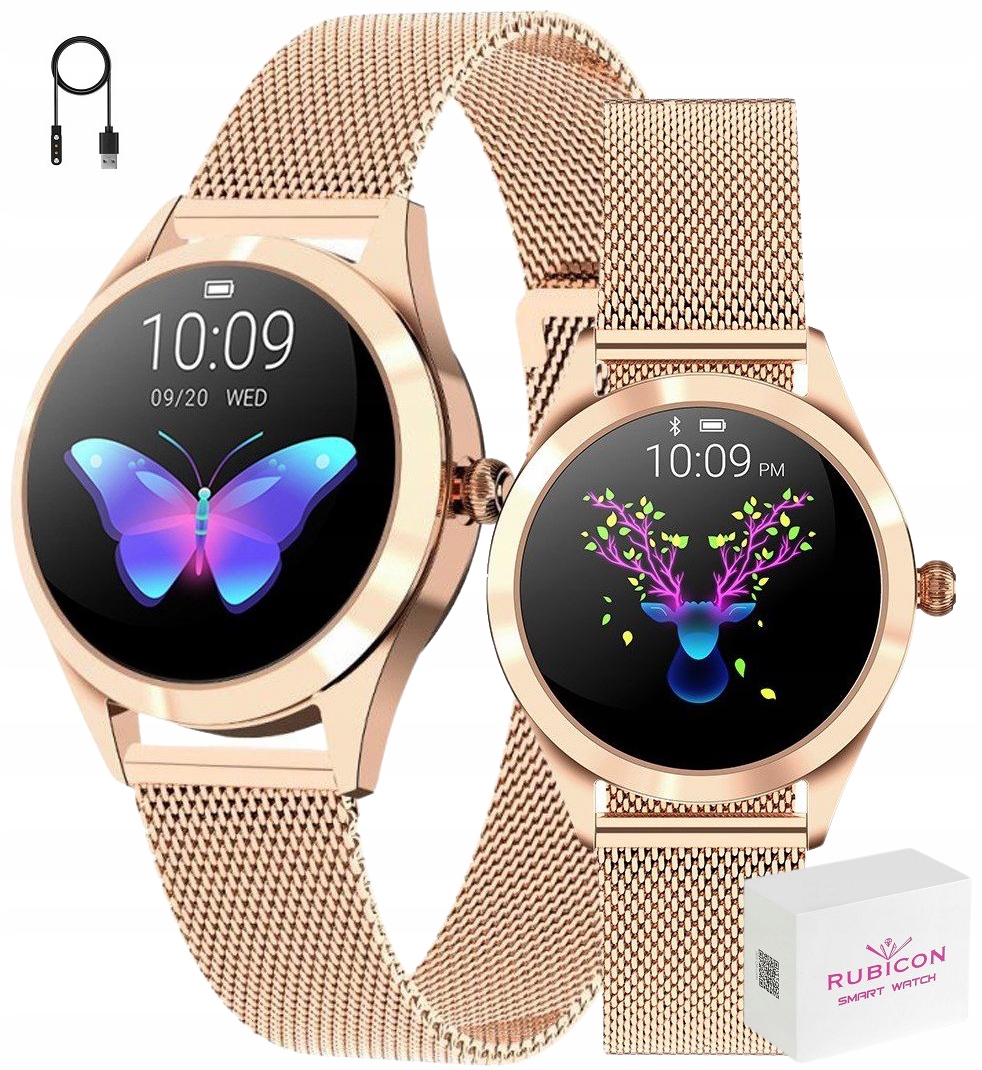 

Smartwatch Damski Rubicon Kroki Ciśnienie Sms Puls