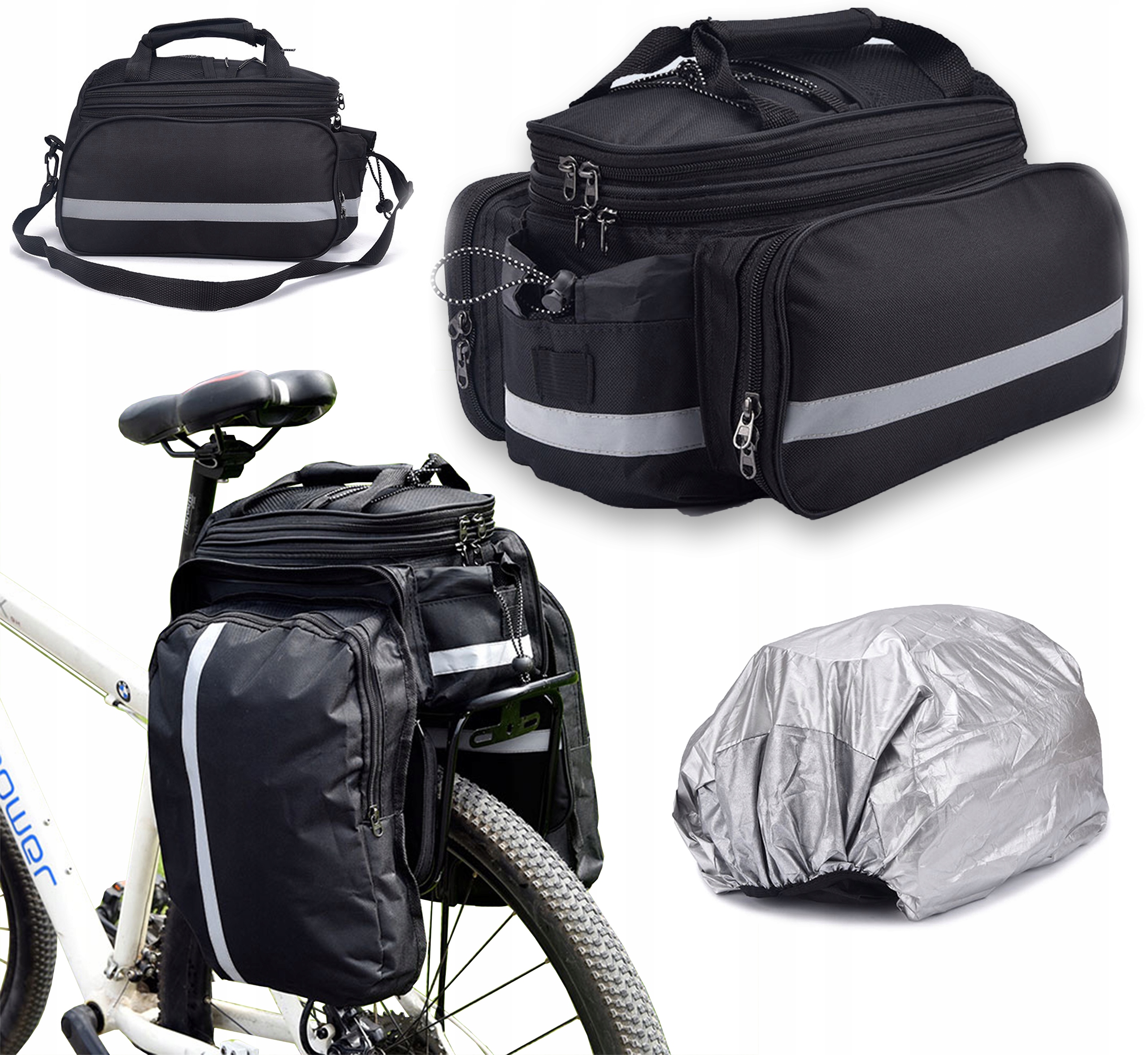 

Torba Na Rower Bagażnik Sakwa Rowerowa Kufer 30L