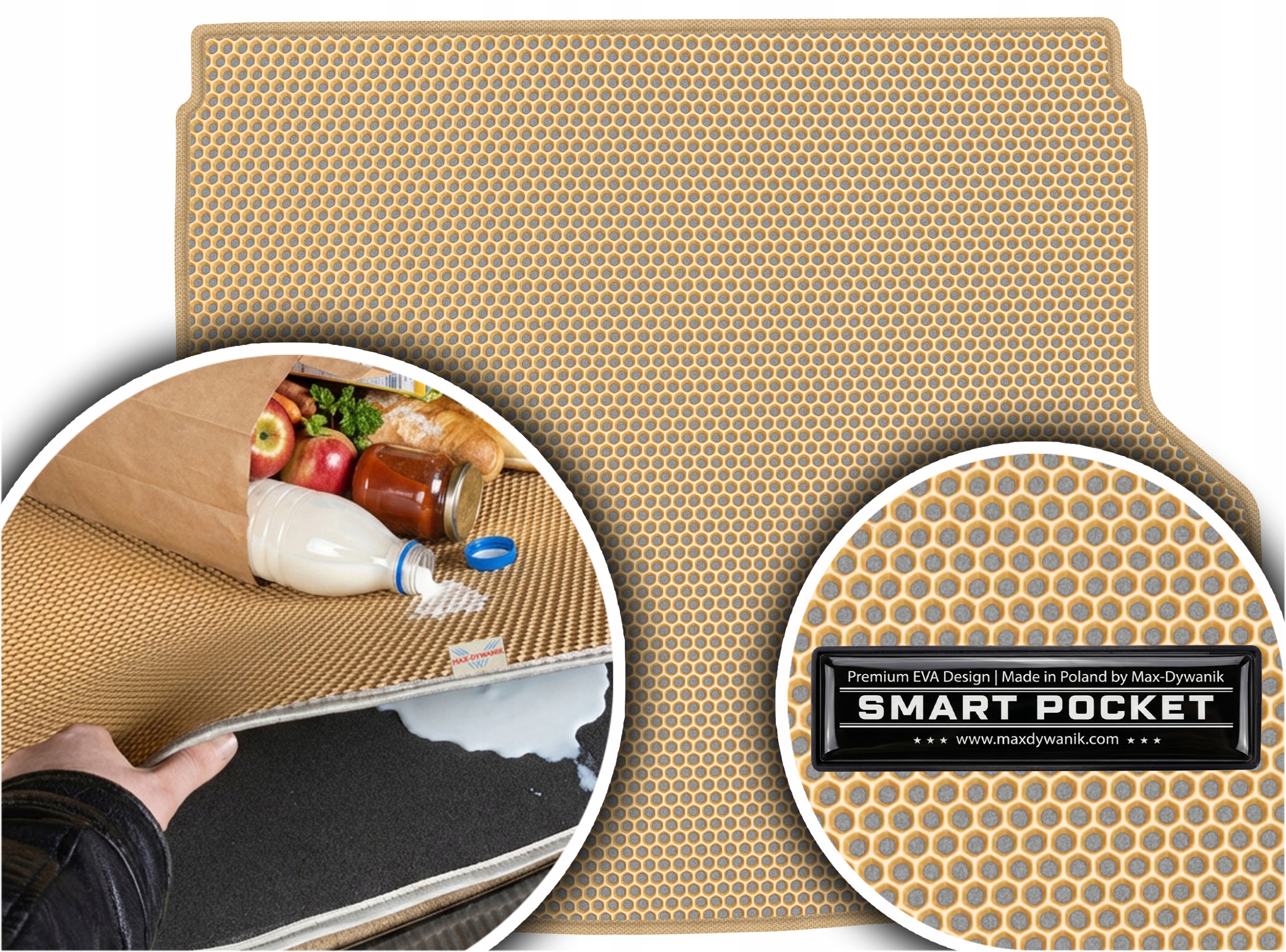 Hyundai i30 III Kombi Sw 2019- Vložka do zavazadlového prostoru Eva Smart Pocket Béžová