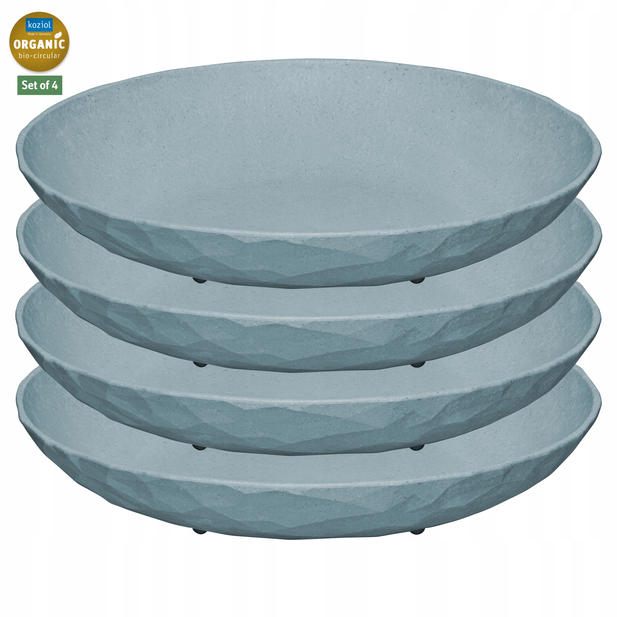 Sada talířů na polévku 4 ks Soup Plate 220 mm Koziol