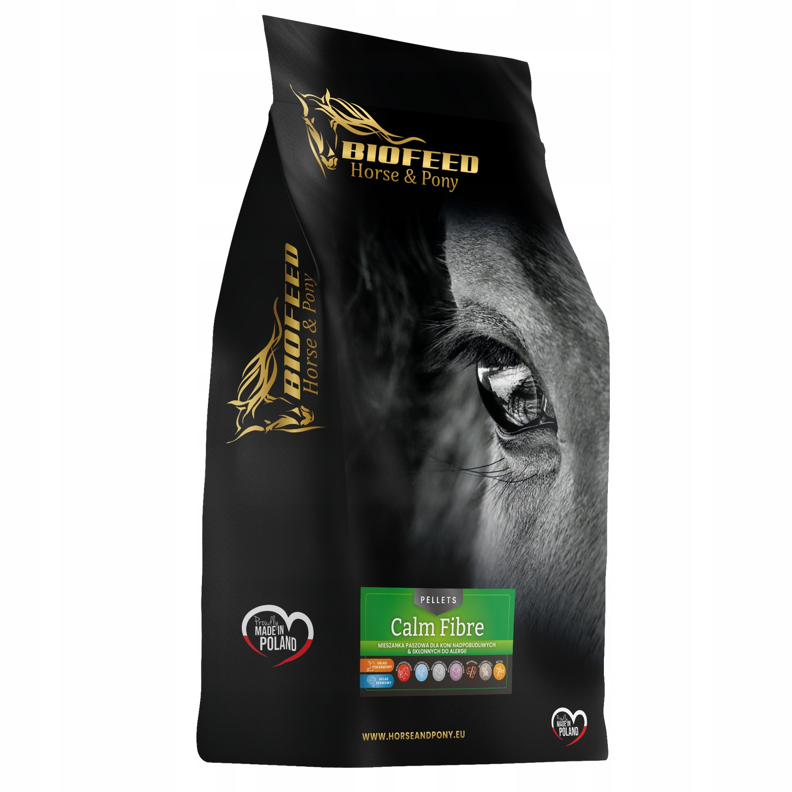 Biofeed Calm Fibre Pellets pro citlivé koně 25 kg