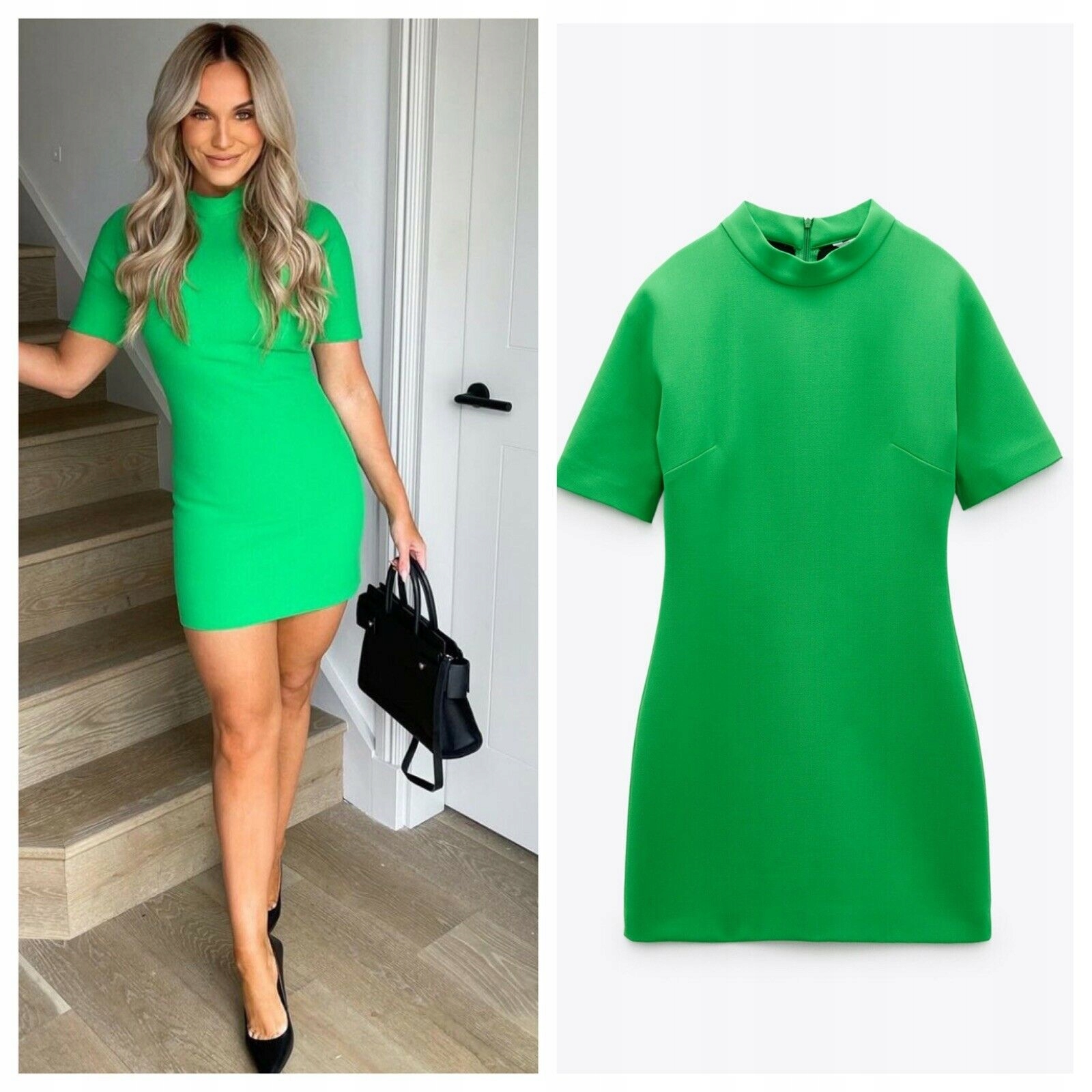 

Zara Piękna Sukienka Stójka Soczysta Zieleń L Blog