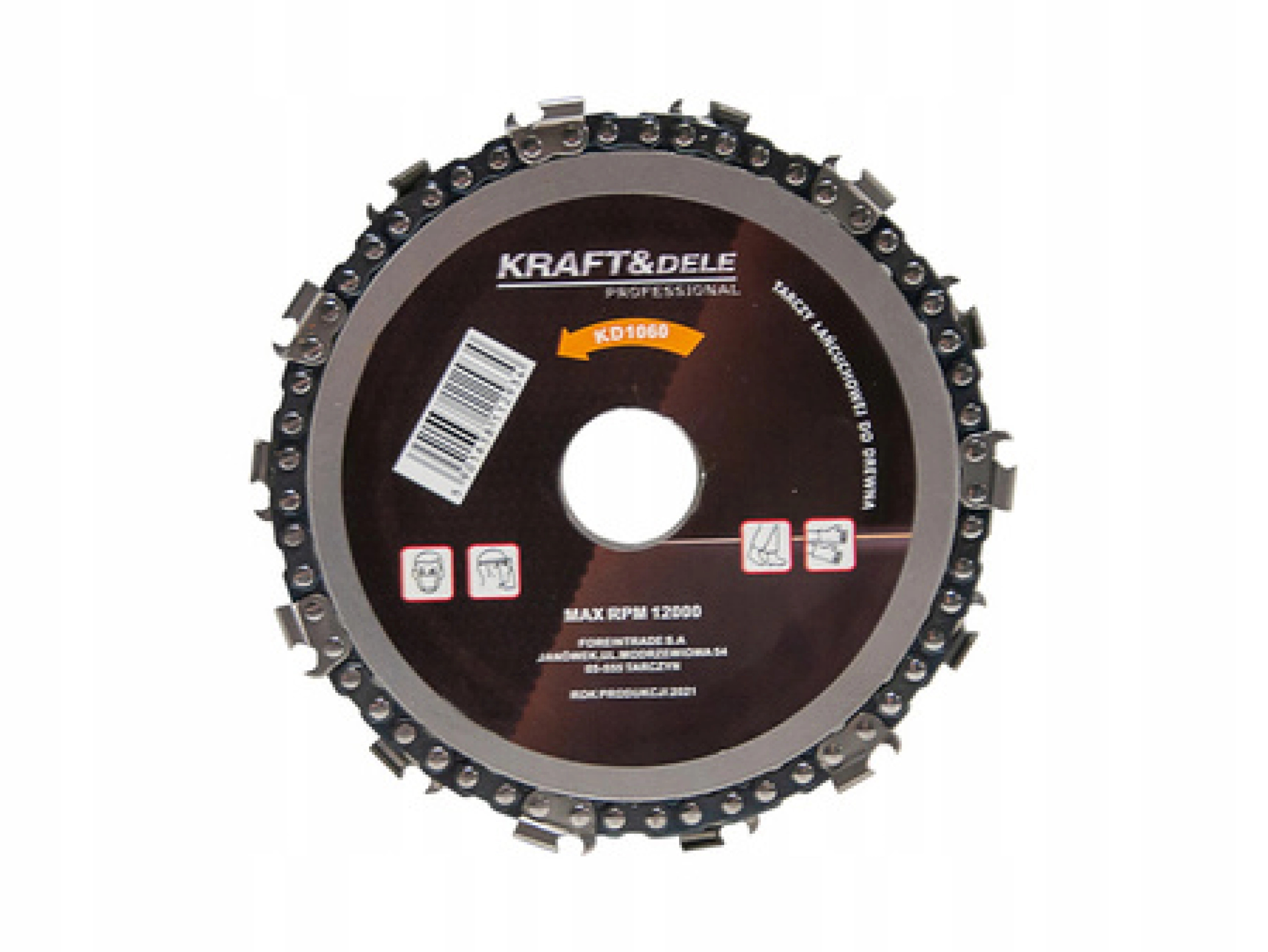 TARCZA ŁAŃCUCHOWA DO CIĘCIA DRZEWA DREWNA 125x22,2