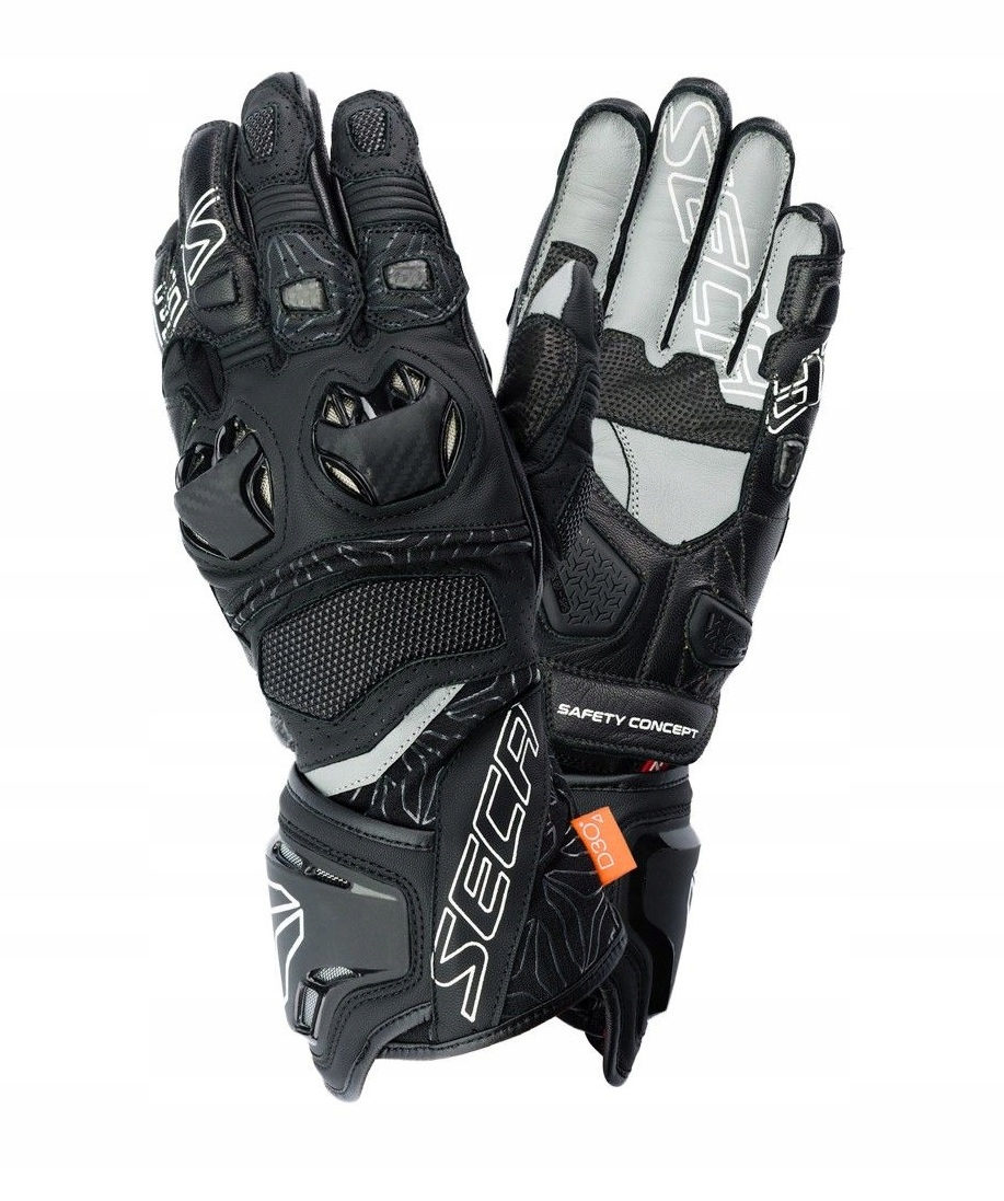 Seca Ukemi Pro Black Motocyklové rukavice